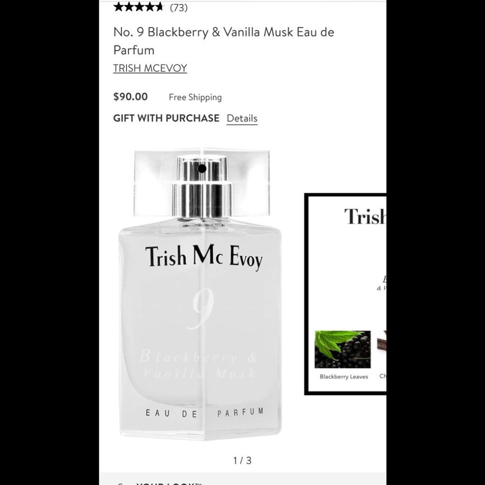 NWB Trish McEvoy BlackBerry & Vanilla Musk